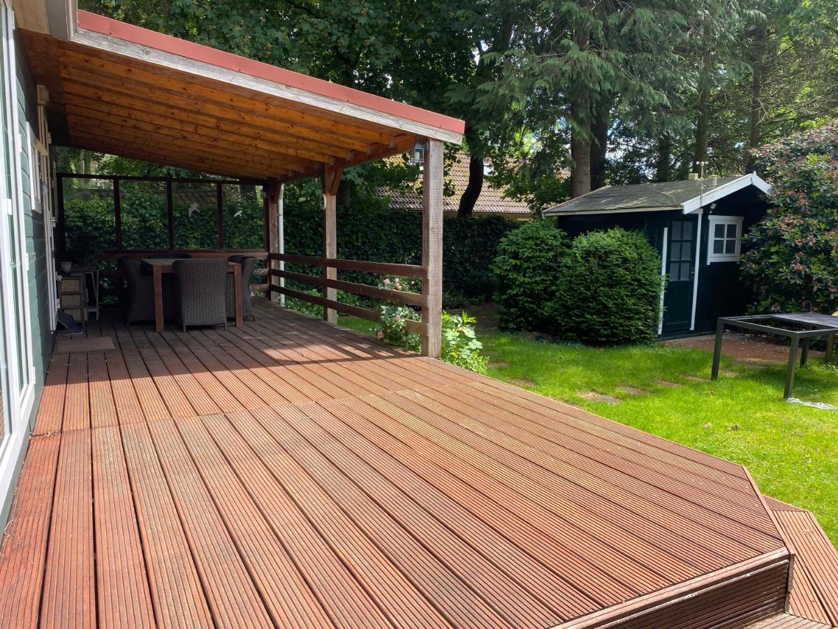 Ruim Privacyvol Chalet Met Overdekt Terras Ermelo Extérieur photo